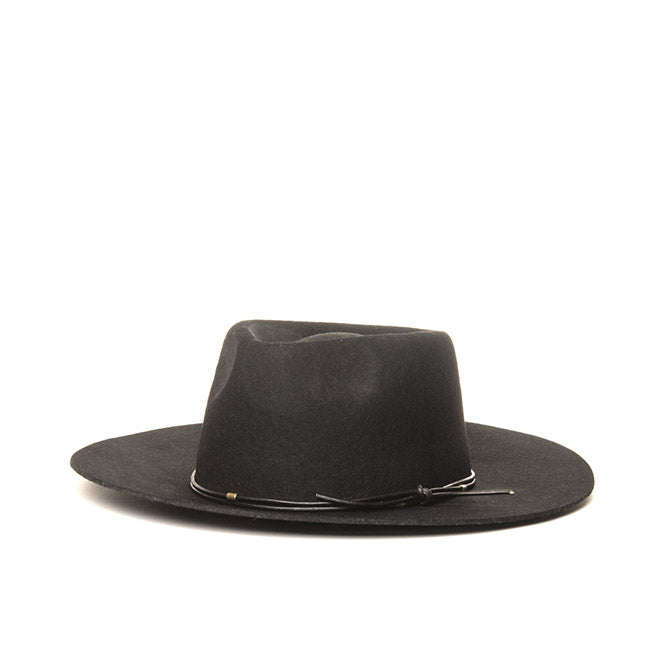 Lennox Wool Fedora Black